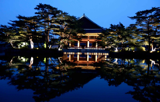 경복궁 경회루 야경(문화재청 제공)