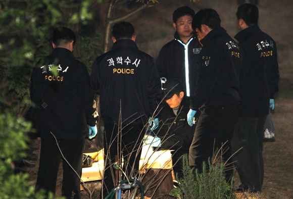 <제주 실종 보육교사 유류품 발견 현장. 사진=연합뉴스>