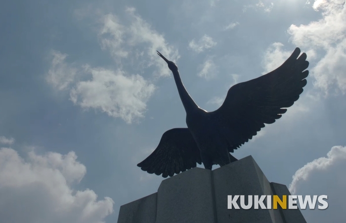 전주교대 상징 황학탑.