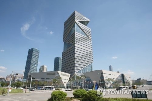 송도국제도시내 인천경제자유구역청 전경, 사진=연합뉴스
